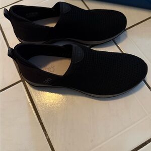 Ryka Black Mesh Slip-On Shoes